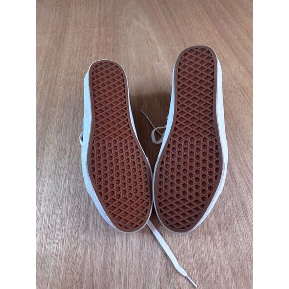 Vans Sk8-Hi Teal White Suede Canvas High Top Skate Shoes Men’s 11 - Picture 8 of 8